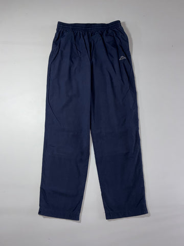 Kappa Navy Windbreaker Track Pants (W:31) (L:43)