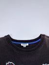 Kenzo Paris Tiger Logo Black Crewneck Embroidered Sweatshirt (M/L)