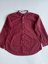 Tommy Hilfiger Plaid Button-Up Shirt – Red/Navy/Green  (2XL)