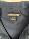 Vintage Guess Made in Hong Kong Navy Cotton Zip Harrington Jacket (L)