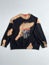 Eden XXX Guns N' Roses Bleach Wash Graphic Sweatshirt – Black (2XL)
