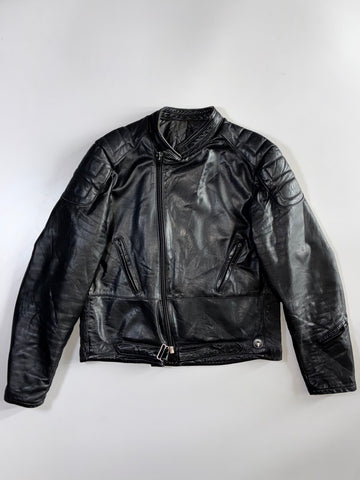 Taurus Vintage Moto Leather Paded Jacket (XL)