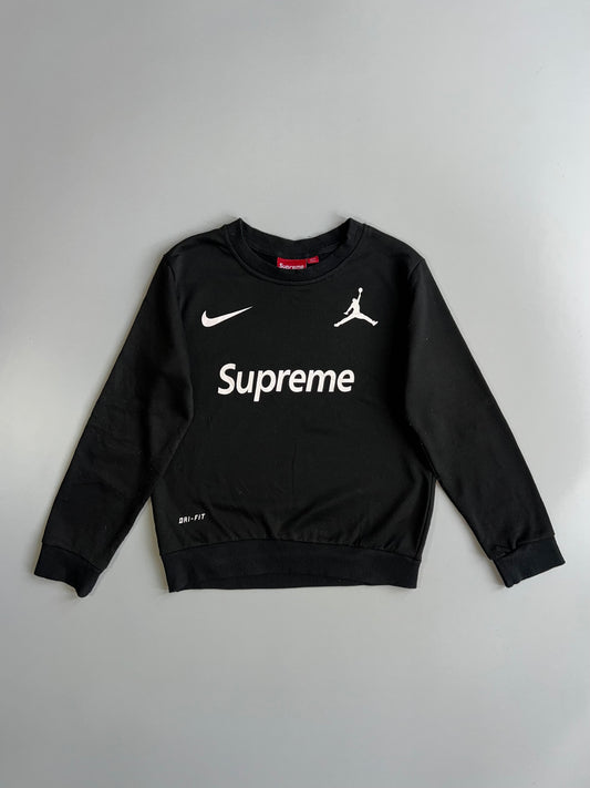 Supreme x Nike Jordan Collab Crewneck Sweatshirt (S)