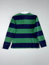 Polo Ralph Lauren Green & Navy Rugby Stripe Shirt (XXS)