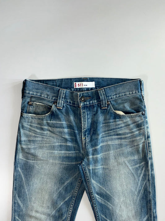 Vintage Levis 511 Premium Original Denim Jeans (W:32 |L:42)