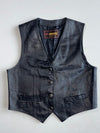 Vintage Dimaggio Genuine Leather Vest(Xs)
