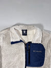 Columbia Interchange Sherpa Fleece Jacket – Cream & Navy (L)