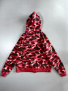 BAPE Red Camo College Full-Zip Hoodie (M)