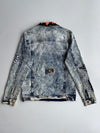 Reason NYC | Flame Graphic Denim Jacket (S/M)
