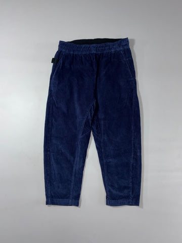 Nike Sportswear Navy Blue Corduroy Relaxed Fit Trousers (W:30) (L:33)