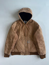 Carhartt Active Work In Progress Hooded Duck Canvas Jacket (L)