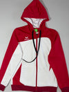 Erima | Hooded Track Jacket – Red & White | (XS)