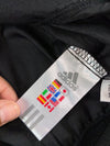Adidas 3-Stripe Hooded Shell Track Jacket Black/Silver,((XS)