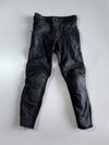 Dainese Black Leather Racing Pants moto pants, Dainese, knee armor pockets (W:30/L:34)