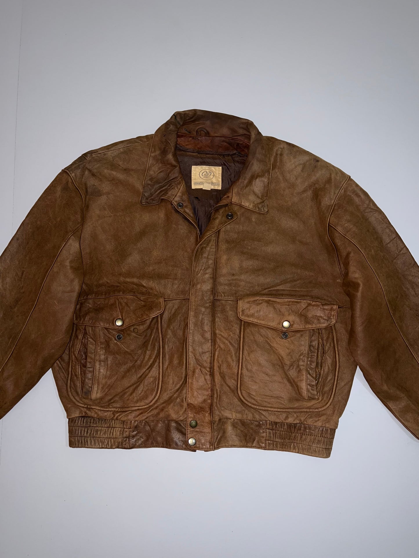 !   Super Premium Original Leather Rare Vintage (XL/2XL)