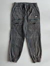 NFL Team Apparel Grey Cargo Jogger Pants (W:30) (L:37)