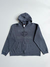 Harley-Davidson Charcoal Embroidered Logo Zip Hoodie (2XL)