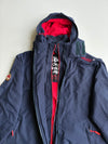Superdry Original Windcheater Fleece-Lined Jacket – Navy/Red (L)