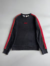 Levi’s Colorblock Sweatshirt Black with Red/Yellow Stripe (L)