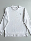 Guess White Triangle Logo Crewneck Sweatshirt | Size (M)