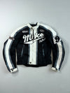 Mike The Bike “Pro Stock” #9 Black & White Leather Racing Jacket (M)