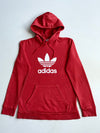 Vintage Adidas Red Trefoil Logo Hoodie (M)