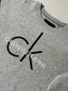 Calvin Klein Jeans CK Logo Grey Crewneck Sweatshirt (M)