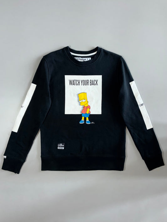 The Simpsons x StayReal Bart “Watch Your Back” Sweatshirt (S)