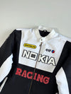 Vintage OXO Rally Nokia Racing Jacket – Black/White, Michelin & Elf Patches (XL)