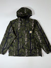 Carhartt WIP Nimbus Tree Camo Fleece-Lined Pullover Anorak (XL)