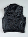 Prince Echtes Leder Multi-Pocket Vest (2XL)