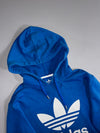 Adidas Originals Blue Trefoil Logo Pullover Hoodie (L)