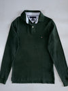 Tommy Hilfiger Long Sleeve Polo Forest Green (S)