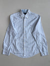 Tommy Hilfiger Blue & White Striped Oxford Button-Down Shirt (S)