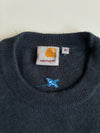 Carhartt Navy Bird Embroidered Knit Sweater – (S)