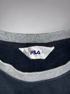 Fila “Trofeo” Embroidered Crewneck Sweatshirt – Black/Grey (XL)