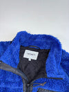 Carhartt WIP Royal Blue Sherpa Fleece Jacket – Nylon Pocket (M)