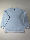 Wrung Street Life Puff Logo Baby Blue Sweatshirt – (XL)