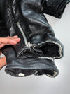 The Leather Ranch Belted Moto Jacket (S/M)