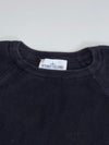 Stone Island Ribbed Knit Raglan Crewneck Sweater – Black (M)