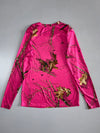 Mossy Oak Pink Camo Long Sleeve Tee (S)