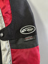 Vintage Dieter Braun Red & Black Moto Racing Jacket (Reflective 3M Scotchlite) Knee padded  (M)