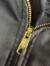 Dickies Black Work Jacket Quilted Lined Eisenhower Style Jacket (XL)
