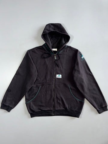 Adidas Equipment Black Zip-Up Hoodie (Xl)