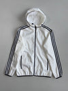 Adidas 3-Stripe Hooded Windbreaker Jacket(M/L)