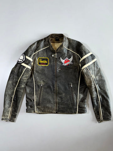 Robertska Sunlight Distressed Biker Jacket (M/L)
