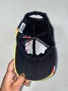 Y2K Bodytec Flame Embroidered Black Yellow Cap (Adjustable)