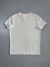 Tommy Hilfiger White Tipped Collar Slim Fit T-Shirt (L)
