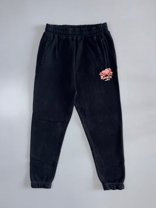 Roots Canada | Graphic Sweatpants | Faded Black Elastic  (W:30|L:37)