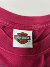 Harley-Davidson Motor Cycles Winged Crest Graphic T-Shirt – Crimson Red (2XL)
